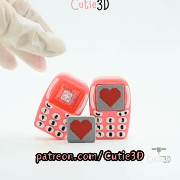 Cutie3D-Y2K Retro Love Phone Fidget Clicker Keychain_11.gif