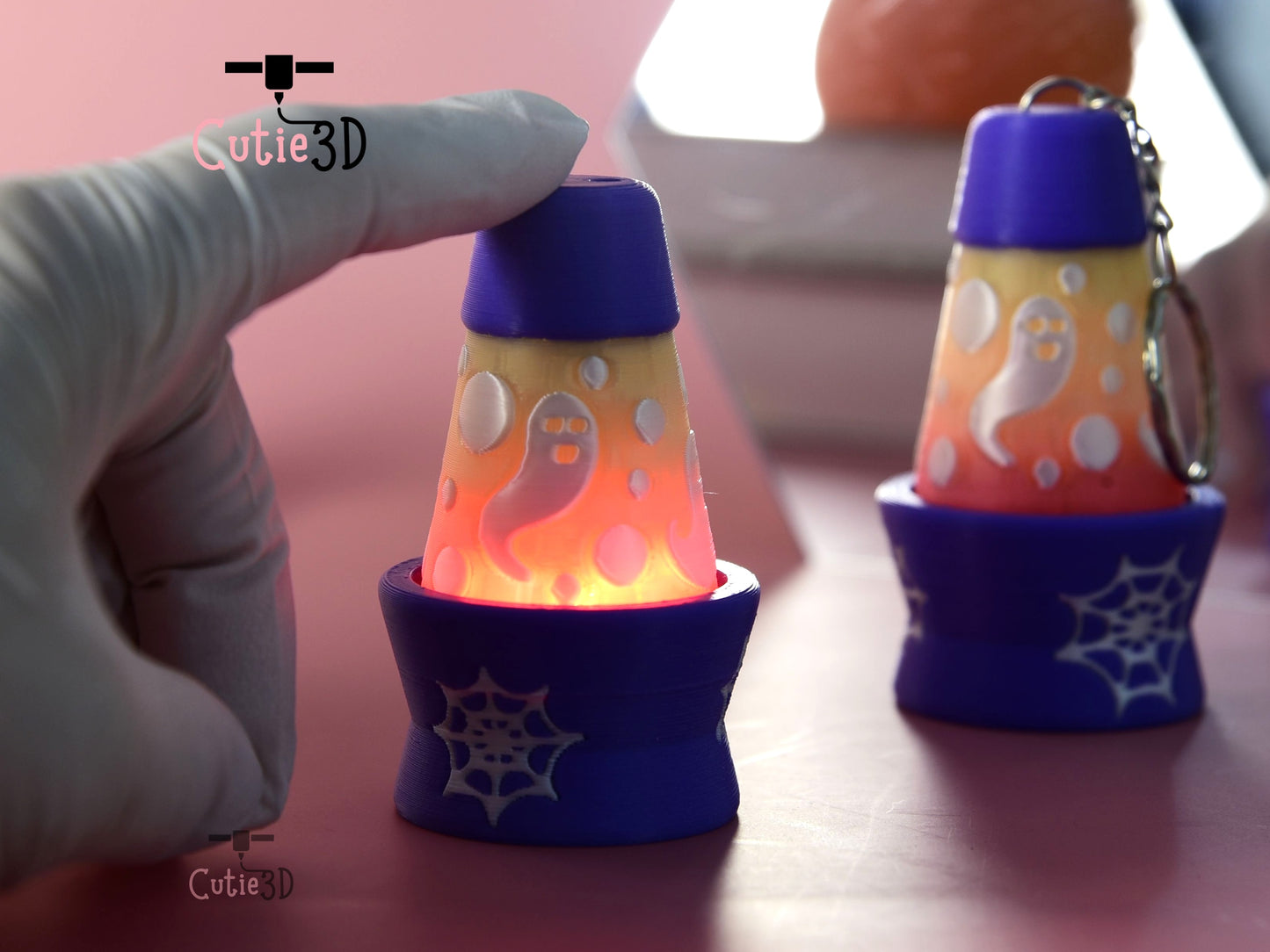 Cutie3D-Spooky Bubble Ghost Fidget Led Clicker Keychain_02.jpg