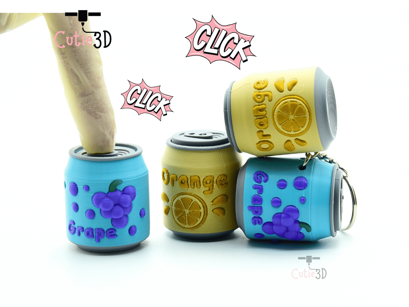 Cutie3D-Soda Can Orange and Grape Set of Clicker Keychains_01.png