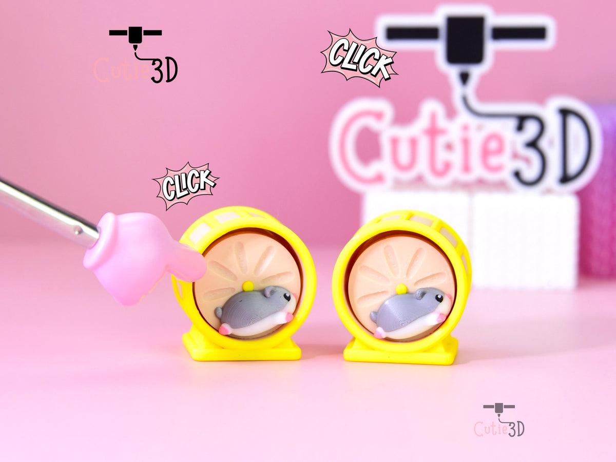 Cutie3D-Wheel Runner Hamsters Set of Clicker Keychains_01.jpg