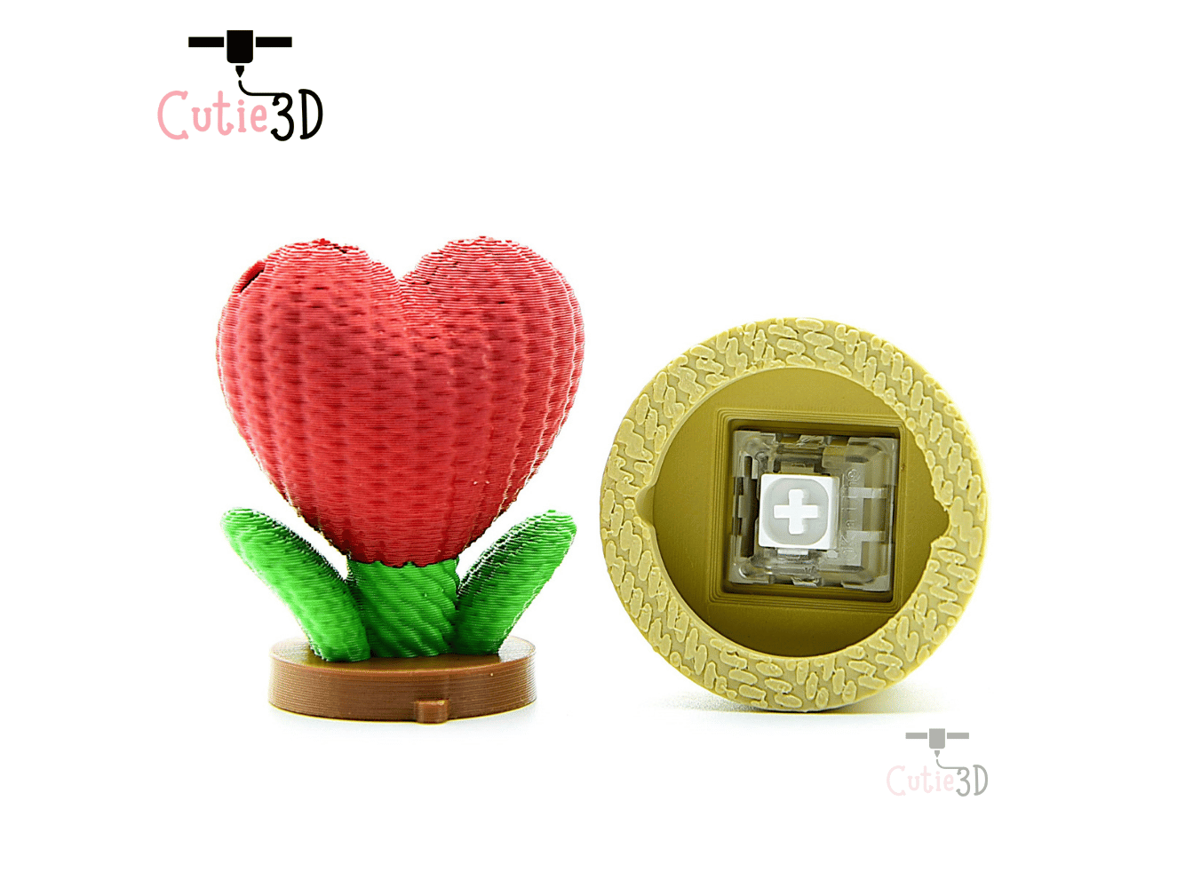 Cutie3D-Valentine Heart Plant Keycap Fidget Clicker Keychain_03.png