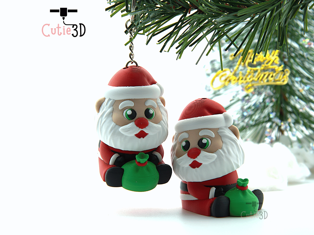 Cutie3D-Christmas Mr. Santa Keycap Fidget Clicker Keychain_06.png