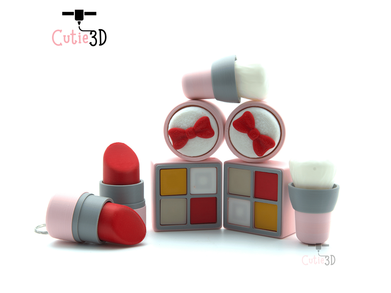 Cutie3D-Kawaii Makeup Accessories Set of Clicker Keychains_09.png