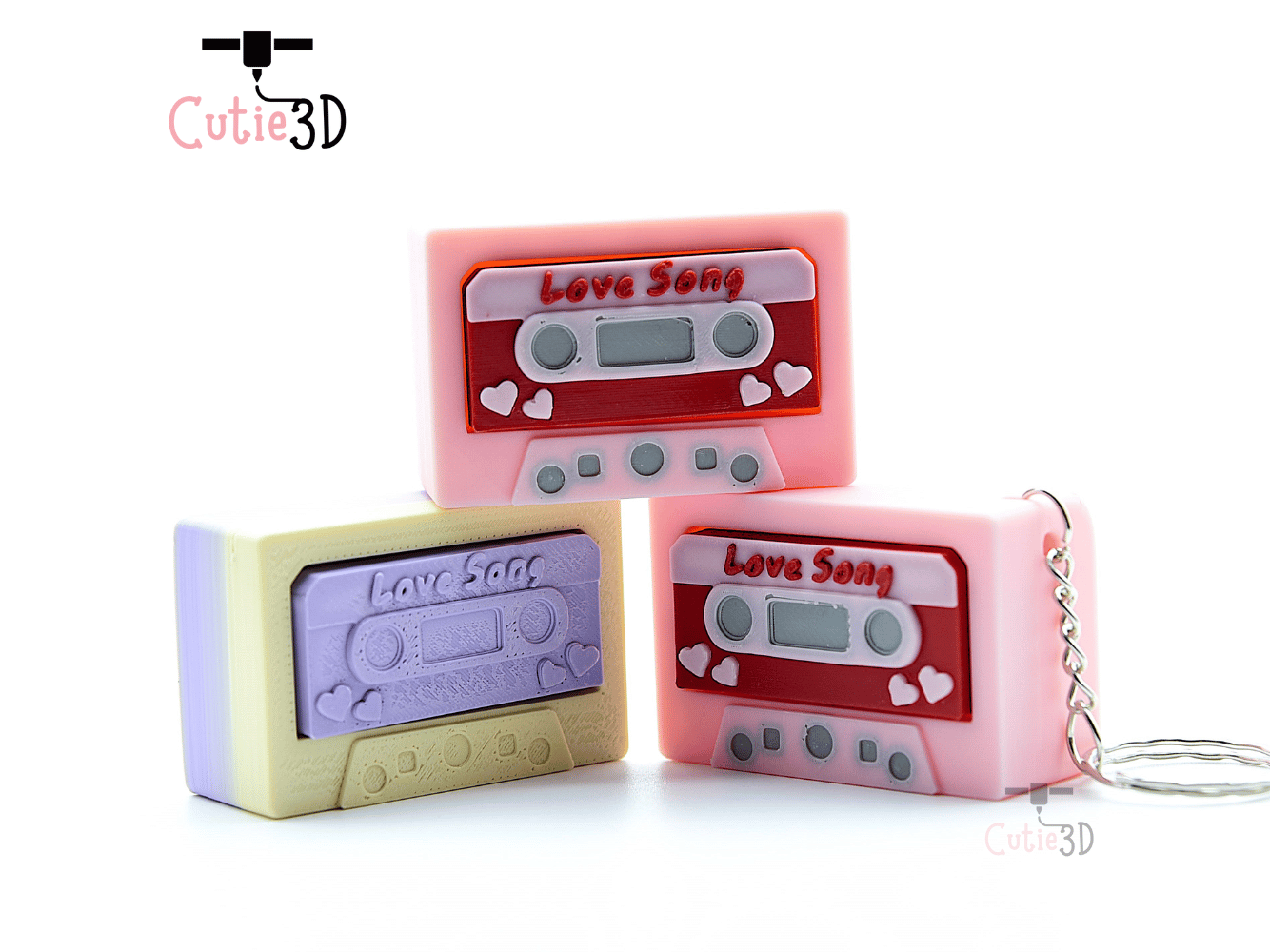 Cutie3D-Valentine Love Song Tape Keycap Fidget Clicker Keychain_08.png