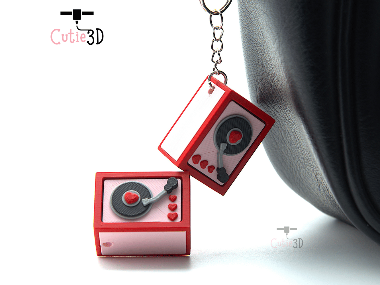 Cutie3D-Vinyl Record Box for Music Lovers Fidget Clicker Keychain_06.png