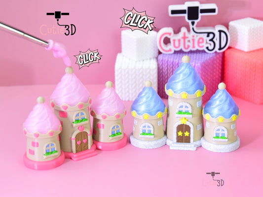 Cutie3D-Fairy Tale Castles Set of Clicker Keychains_01.jpg