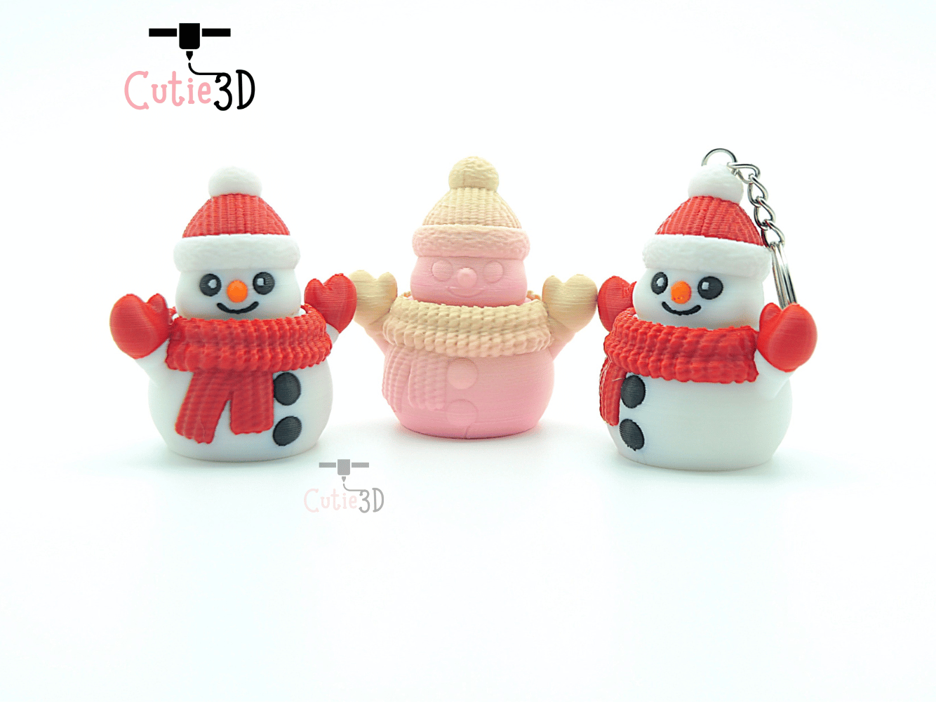 Cutie3D-Winter Snowman Keycap Fidget Clicker Keychain_08.png