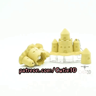 Cutie3D-Playful Sandcastle Fidget Clicker Keychain_10.gif