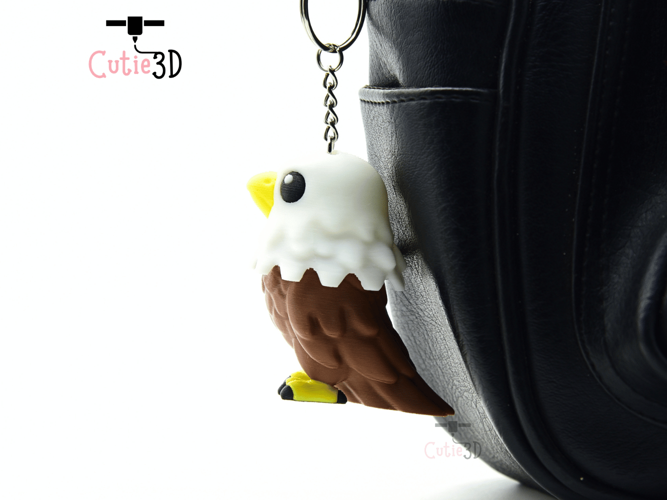 Cutie3D-Clicky Bald Eagle Fidget Clicker Keychain_07.png
