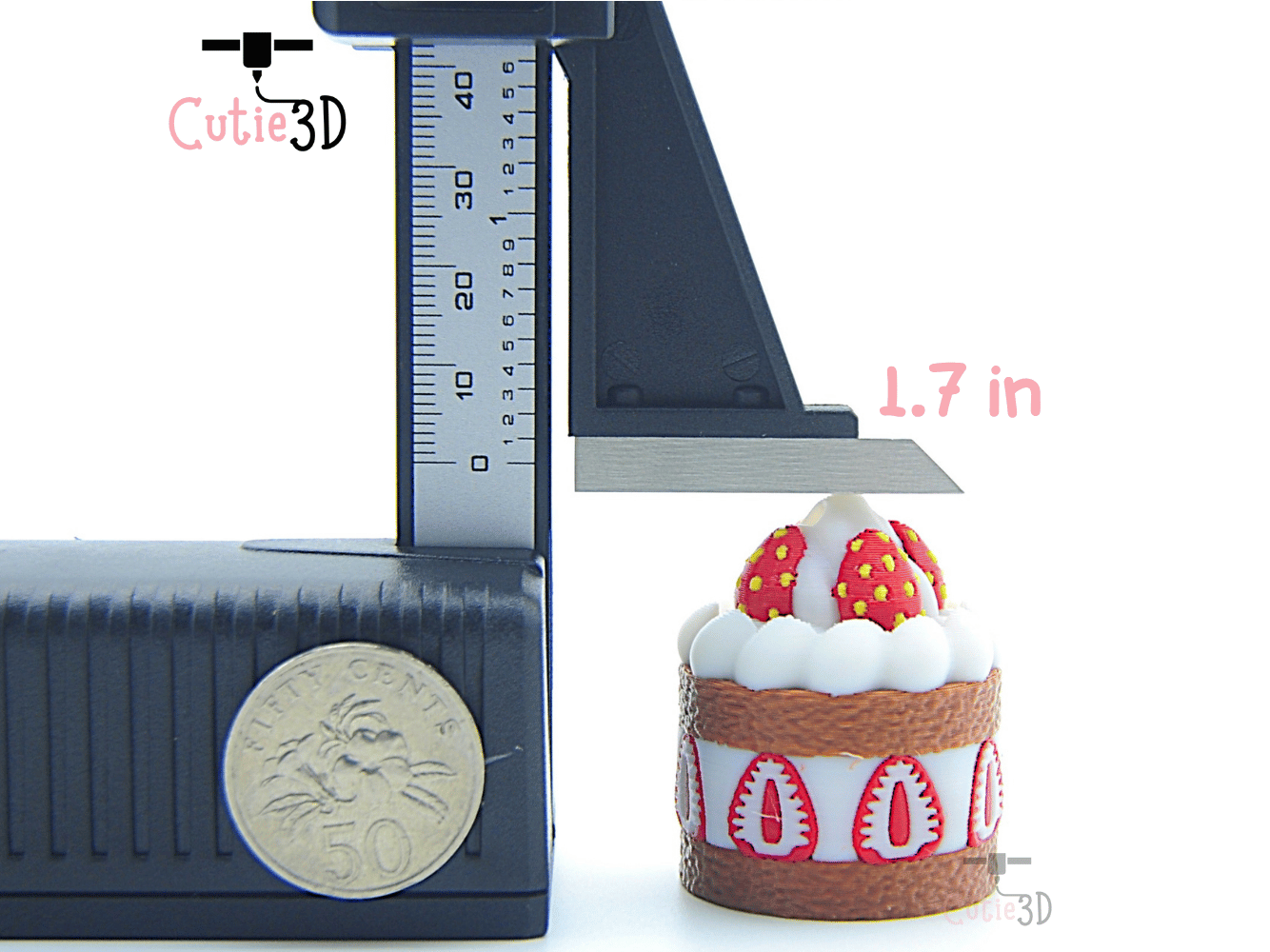 Cutie3D-Sweet Strawberry Cake Keycap Fidget Clicker Keychain_04.png