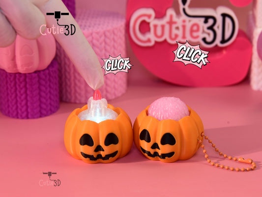 Cutie3D-Halloween Pumpkin Brains and Flame Fidget Led Clicker Keychain_01.jpg