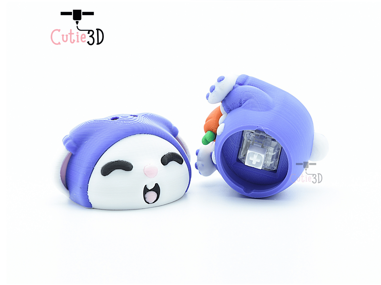 Cutie3D-Winter Cozy Rabbit Keycap Fidget Clicker Keychain_03.png