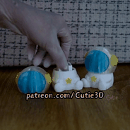 Cutie3D-Astronaut Buddy Fidget Led-Clicker Keychain_10.gif