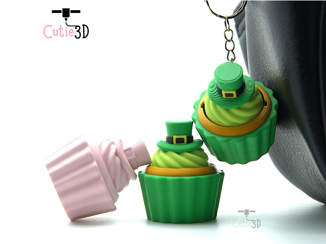 Cutie3D-St Patricks Day Cupcake Fidget Clicker Keychain_05.png