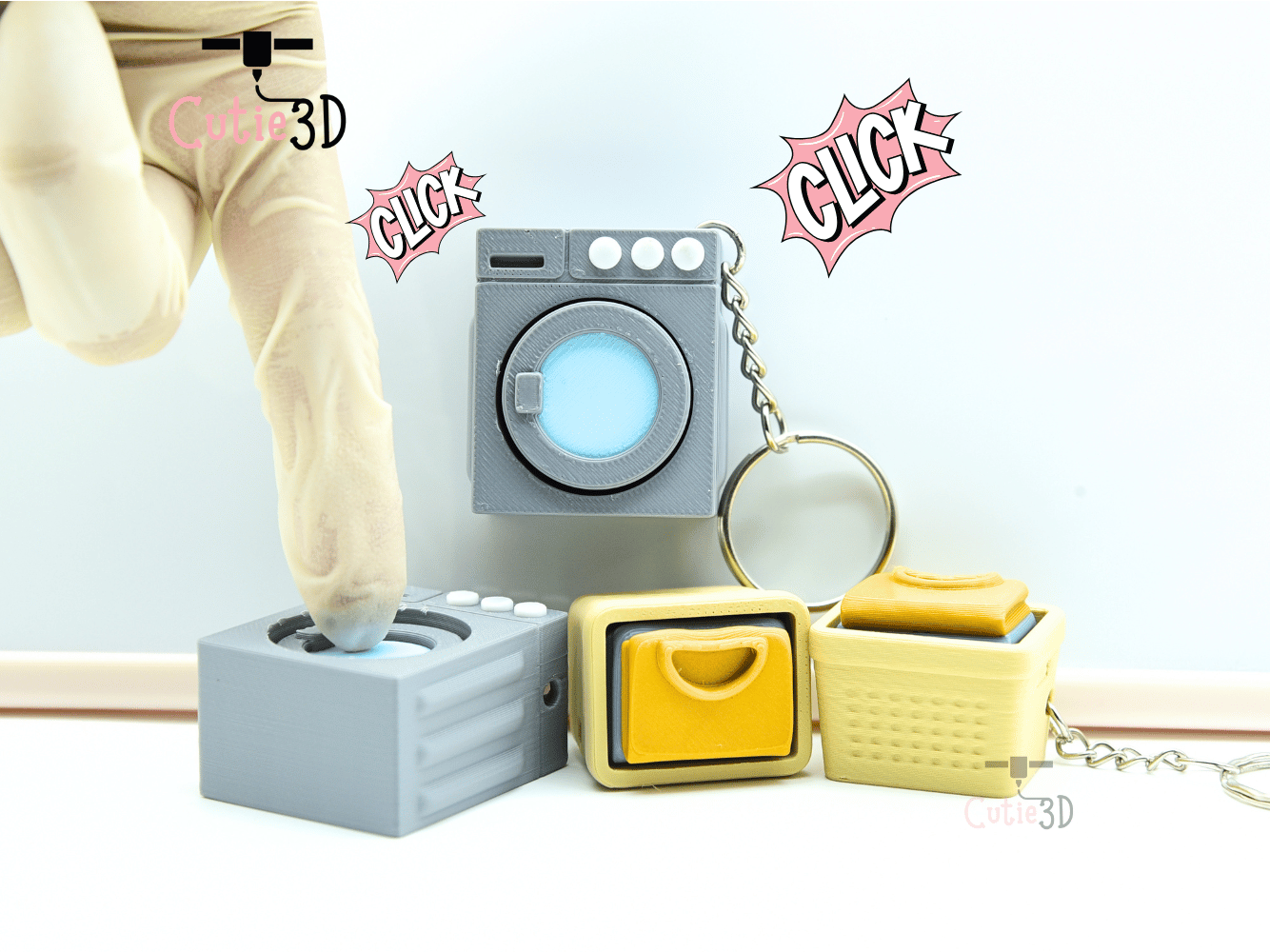 Cutie3D-Clicky Laundry Set Magnet-Insert Clicker Keychain_01.png