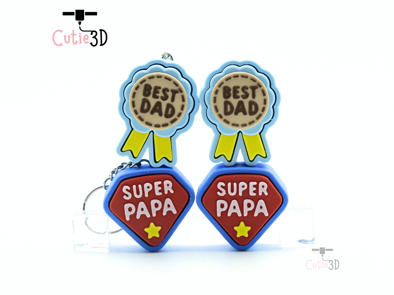 Cutie3D-Best Dad and Super Papa Set of Clicker Keychains_09.png