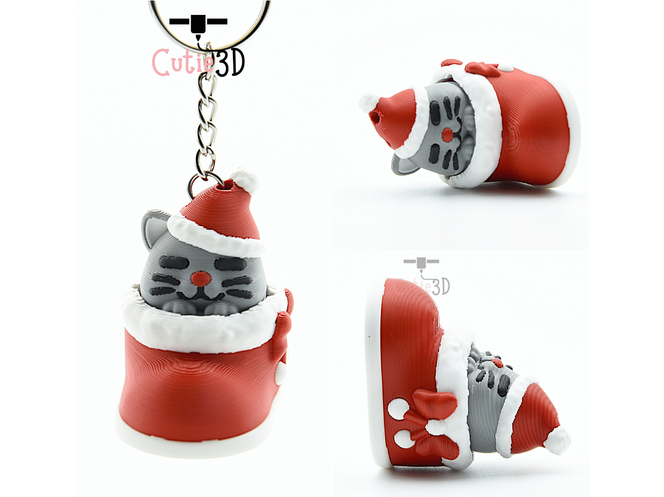 Cutie3D-Christmas Cat in Boot Keycap Fidget Clicker Keychain_02.png