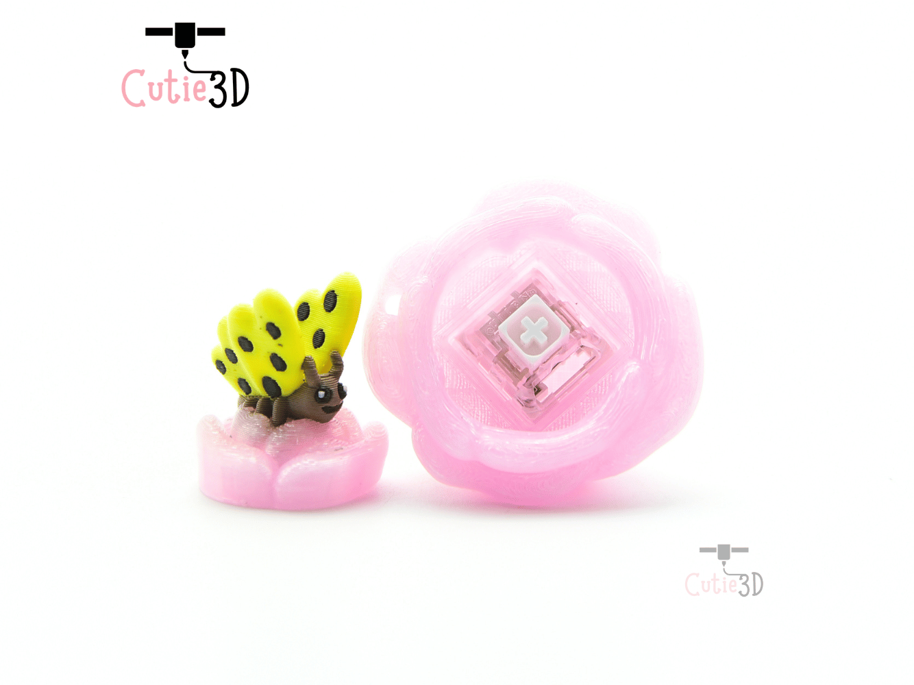 Cutie3D-Clicky Butterfly on Flower Fidget Clicker Keychain_03.png