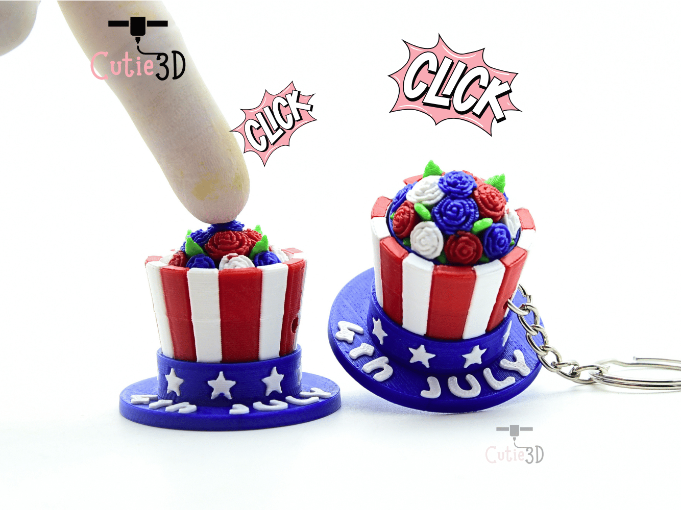Cutie3D-Patriotic Flower Hat Fidget Clicker Keychain_01.png