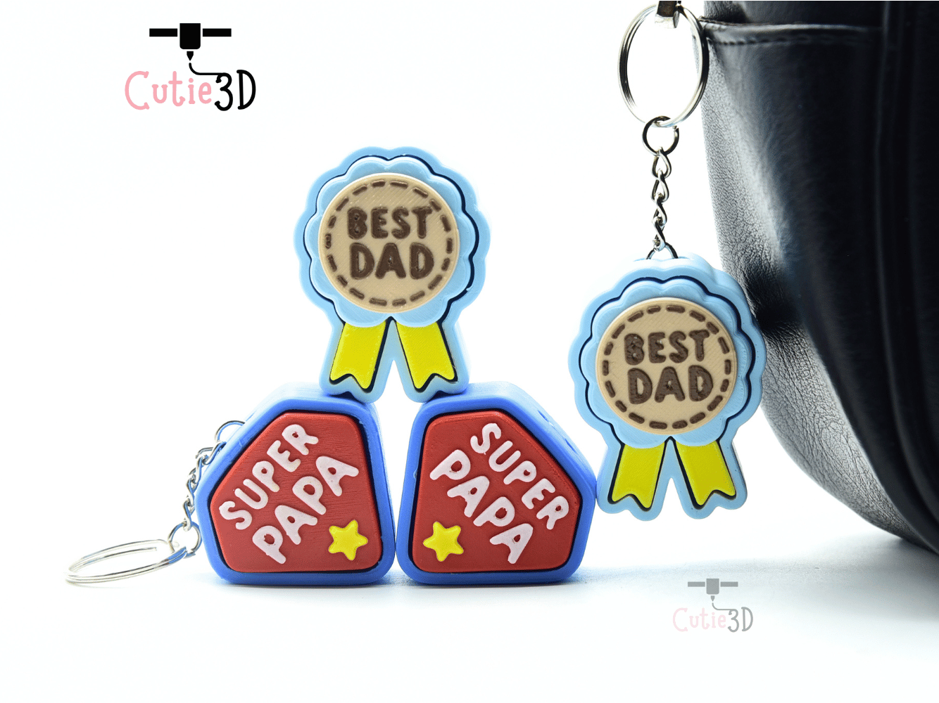 Cutie3D-Best Dad and Super Papa Set of Clicker Keychains_06.png