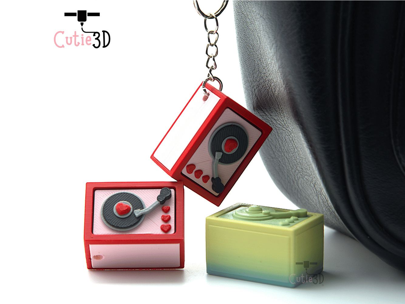 Cutie3D-Vinyl Record Box for Music Lovers Fidget Clicker Keychain_05.png