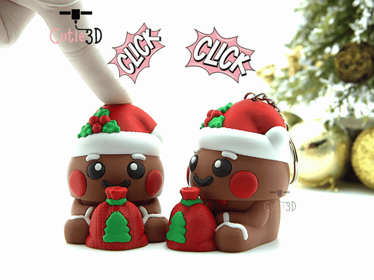 Cutie3D-Christmas Gingerbread Man Keycap Fidget Clicker Keychain_01.png