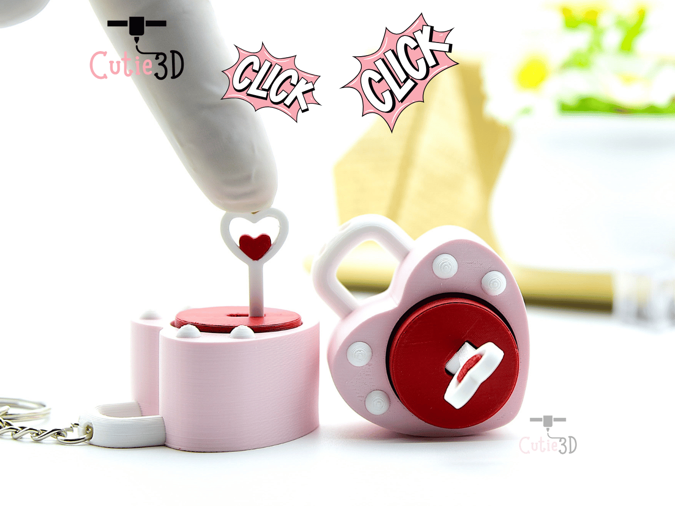 Cutie3D-Valentine Heart Lock and Key Keycap Fidget Clicker Keychain_01.png