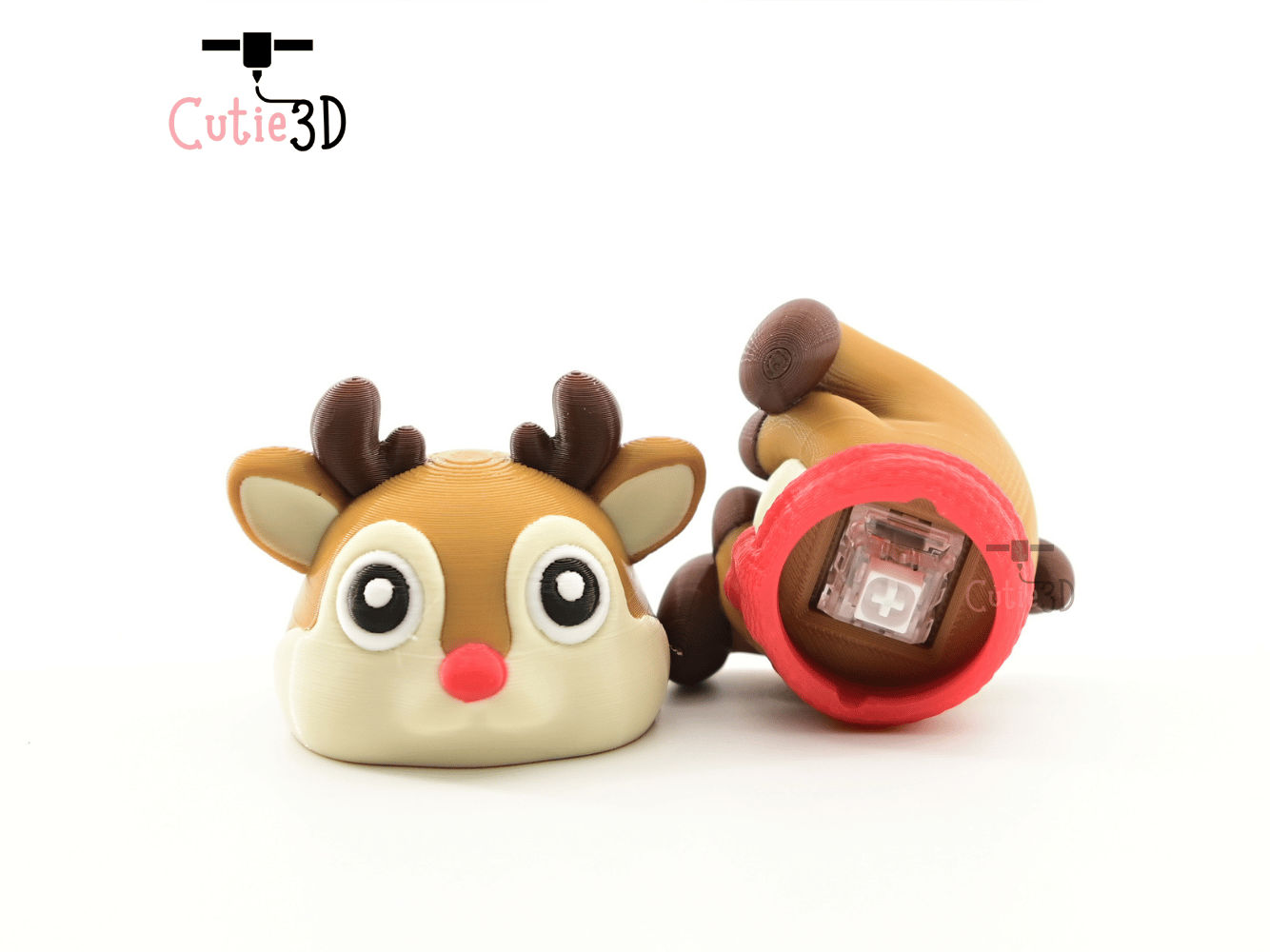 Cutie3D-Christmas Reindeer Keycap Fidget Clicker Keychain_03.png