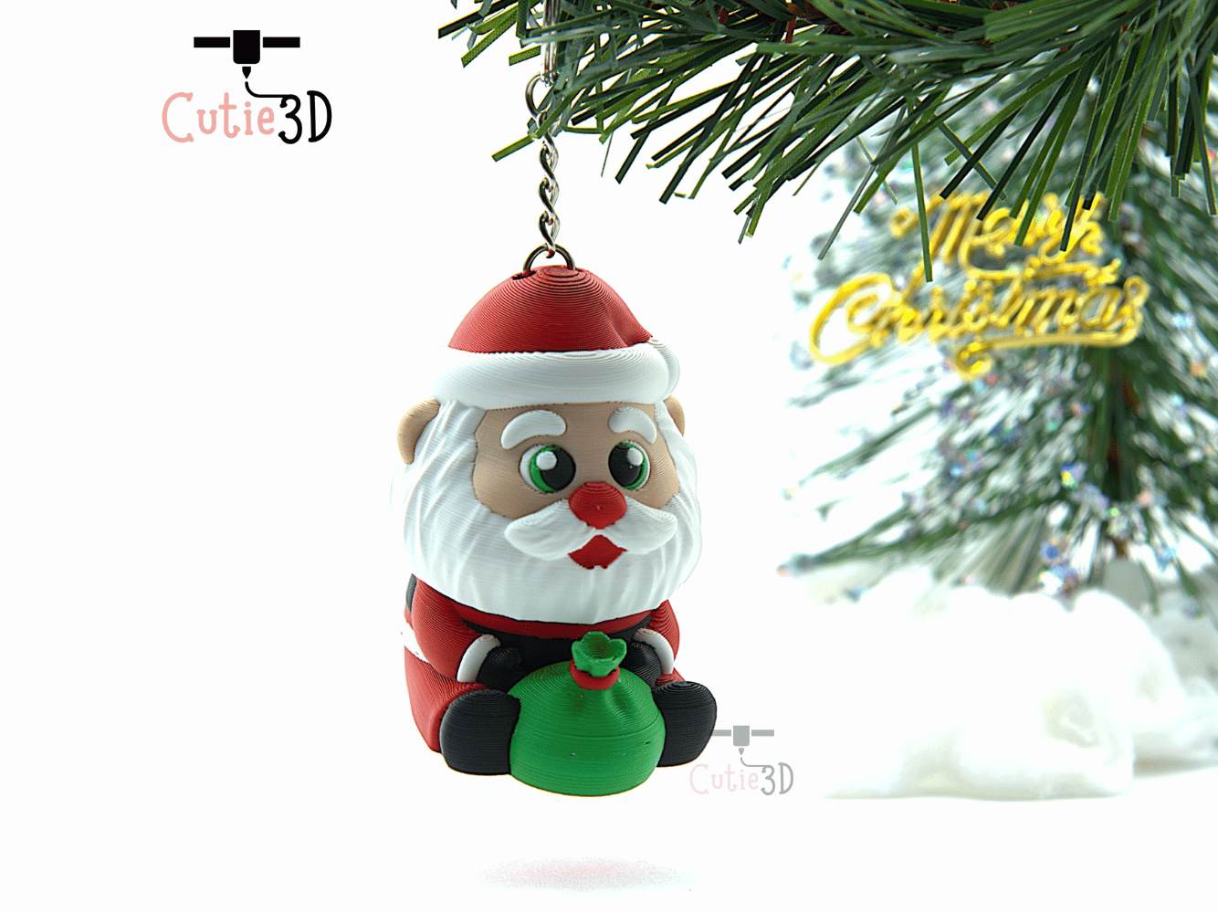 Cutie3D-Christmas Mr. Santa Keycap Fidget Clicker Keychain_07.png