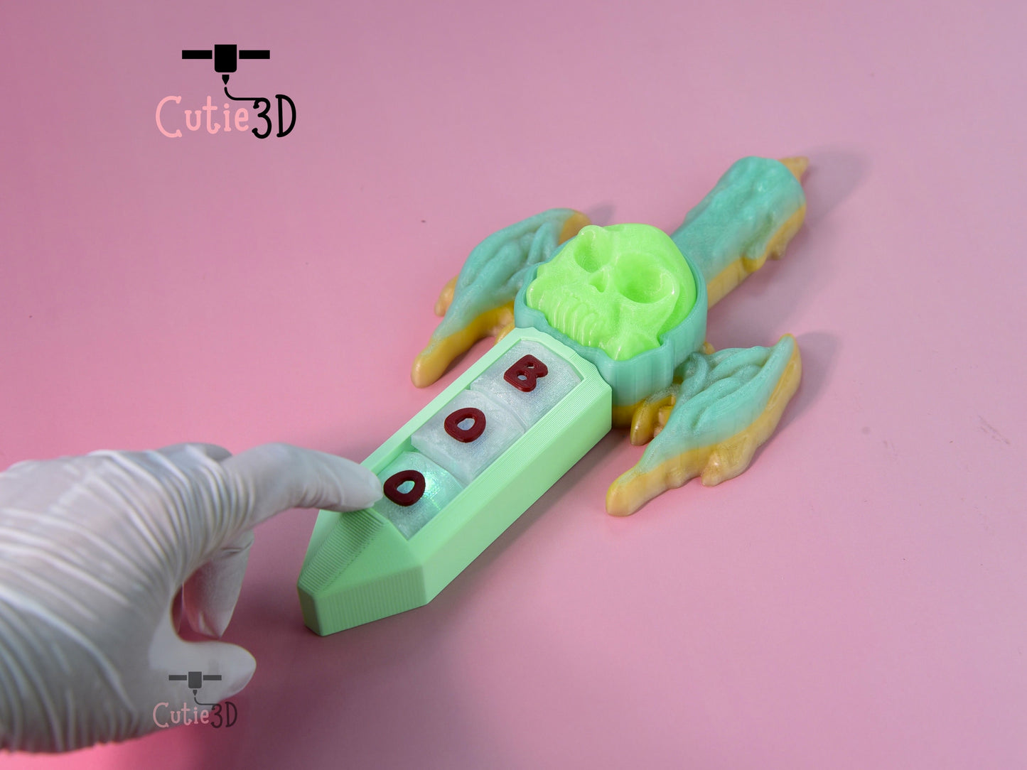 Cutie3D-Halloween Custom Name Skull Swords Fidget Led Clicker Keychain_04.jpg