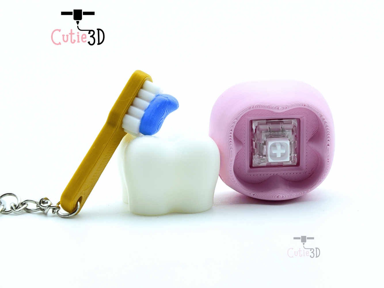 Cutie3D-Tooth and Toothbrush Fidget Clicker Keychain_03.png