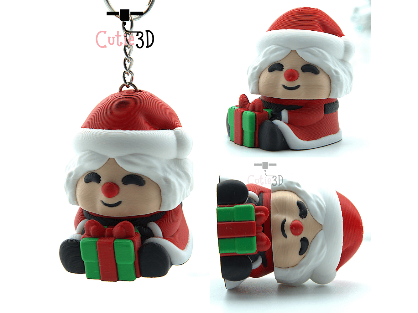 Cutie3D-Christmas Mrs. Santa Keycap Fidget Clicker Keychain_02.png