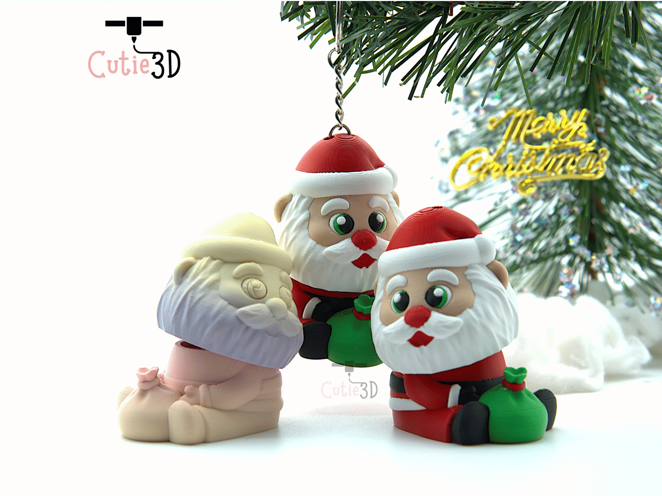 Cutie3D-Christmas Mr. Santa Keycap Fidget Clicker Keychain_05.png