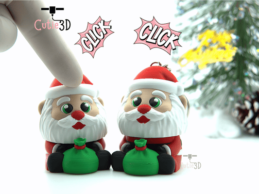 Cutie3D-Christmas Mr. Santa Keycap Fidget Clicker Keychain_01.png