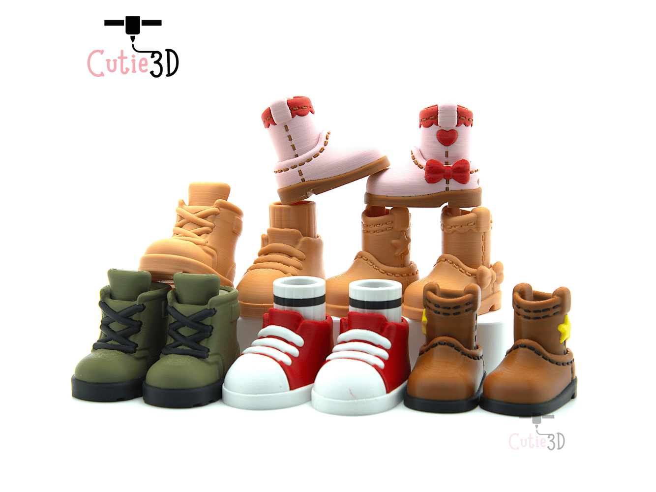 Cutie3D-Shoes and Boots for Fashion Lovers Set of Clicker Keychains_08.png