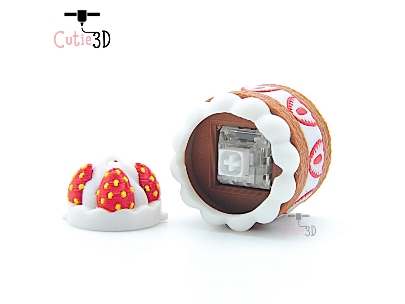 Cutie3D-Sweet Strawberry Cake Keycap Fidget Clicker Keychain_03.png