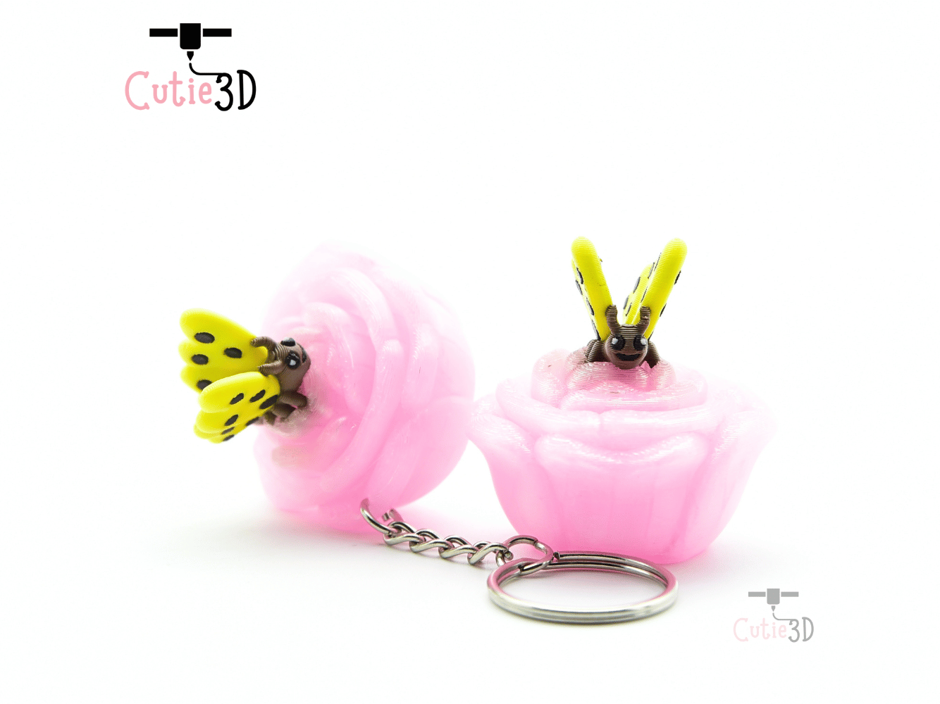 Cutie3D-Clicky Butterfly on Flower Fidget Clicker Keychain_10.png
