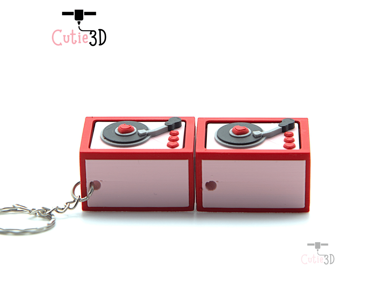 Cutie3D-Vinyl Record Box for Music Lovers Fidget Clicker Keychain_09.png