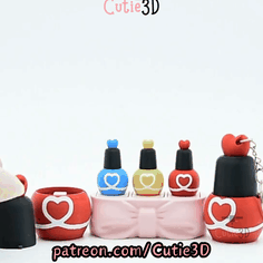 Cutie3D-Nail Polish Bottles Set of Clicker Keychains_11.gif