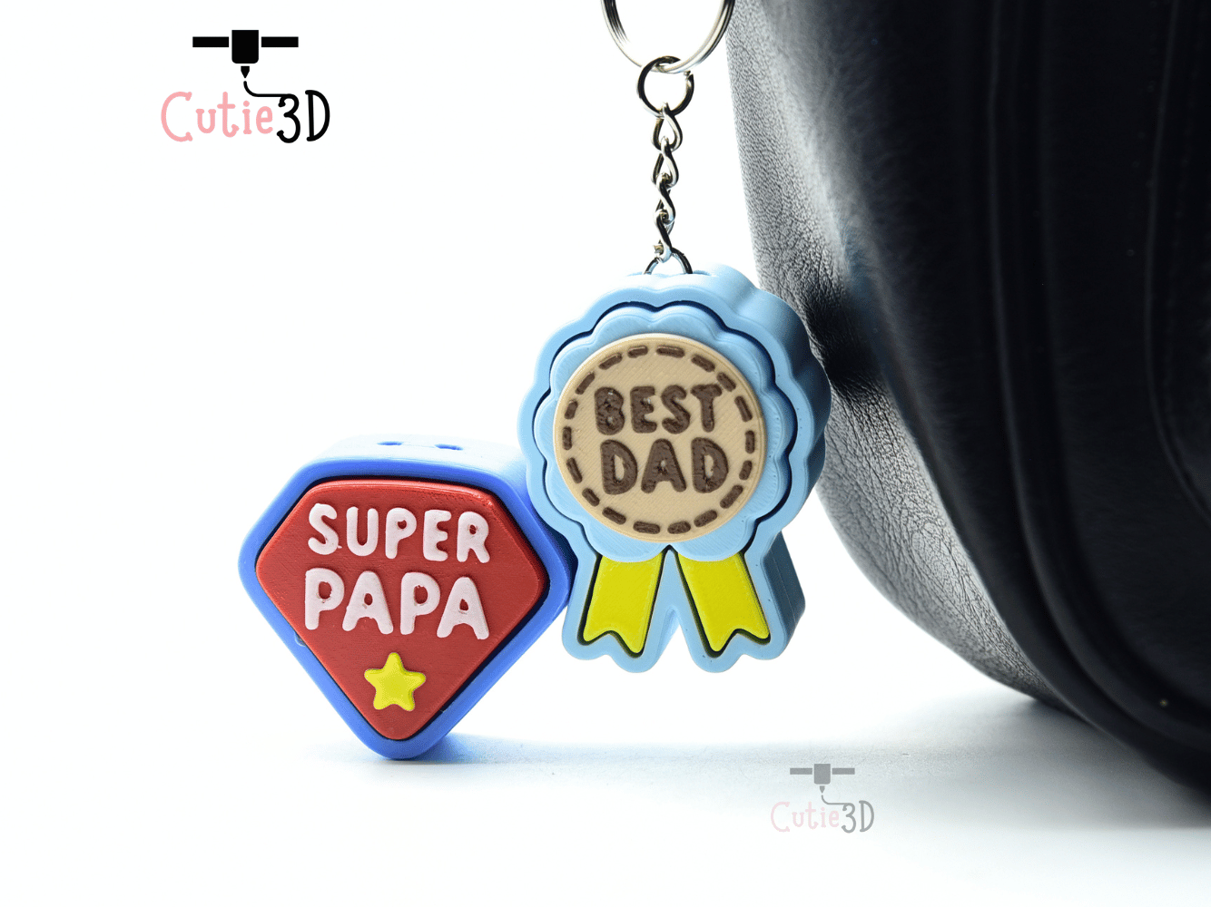 Cutie3D-Best Dad and Super Papa Set of Clicker Keychains_07.png