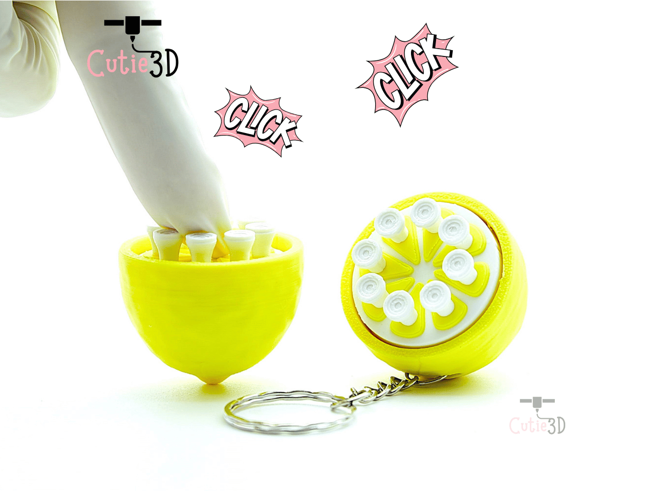 Cutie3D-Golf Tee Holder Keycap Fidget Clicker Keychain_01.png