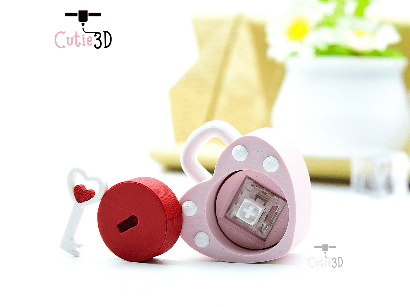 Cutie3D-Valentine Heart Lock and Key Keycap Fidget Clicker Keychain_03.png