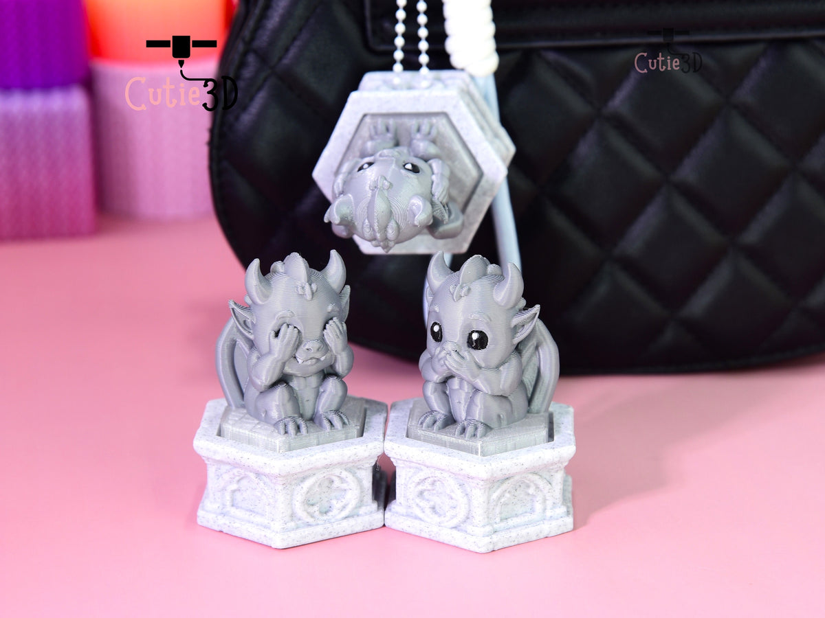 Cutie3D-Baby Gargoyle Trio Fidget Led Clicker Keychain_05.jpg