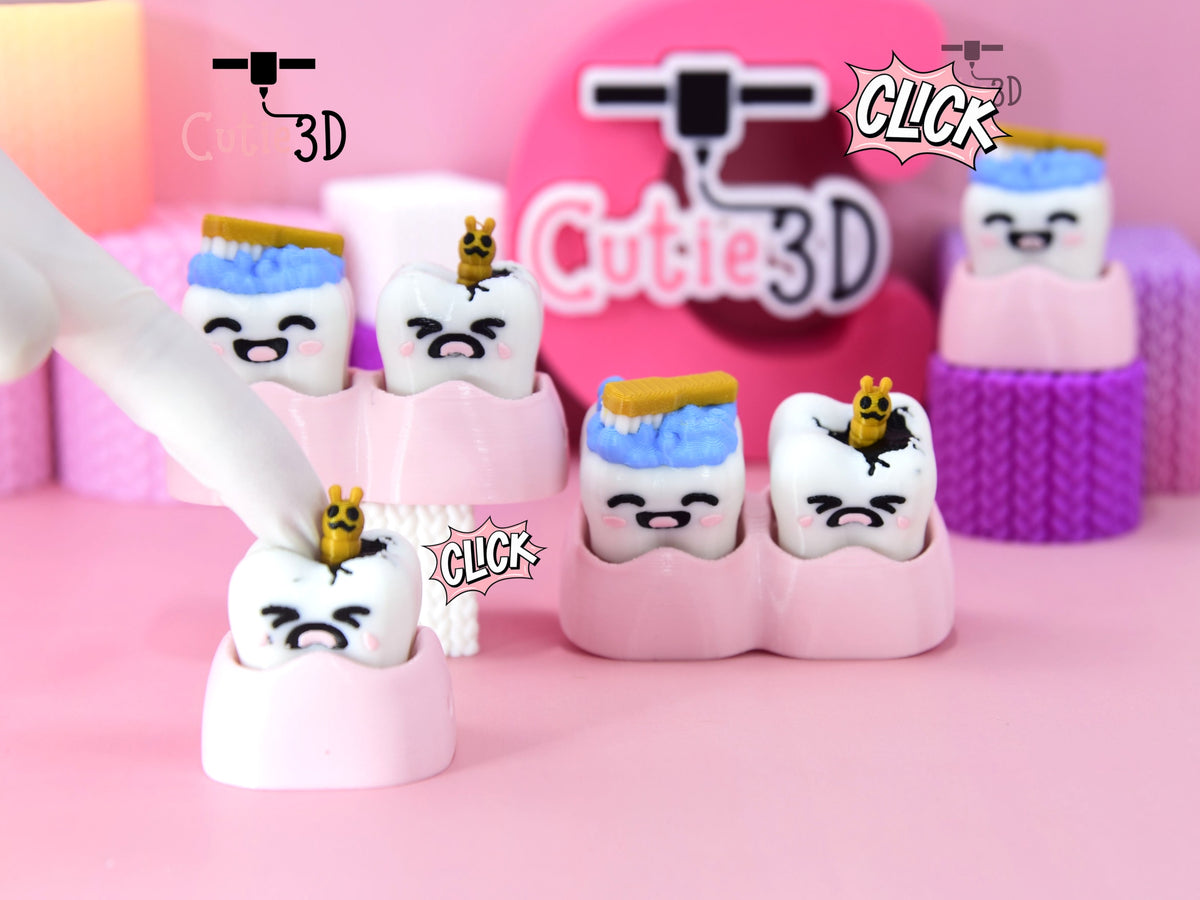 Cutie3D-Happy Tooth Buddies Set of Clicker Keychains_01.jpg
