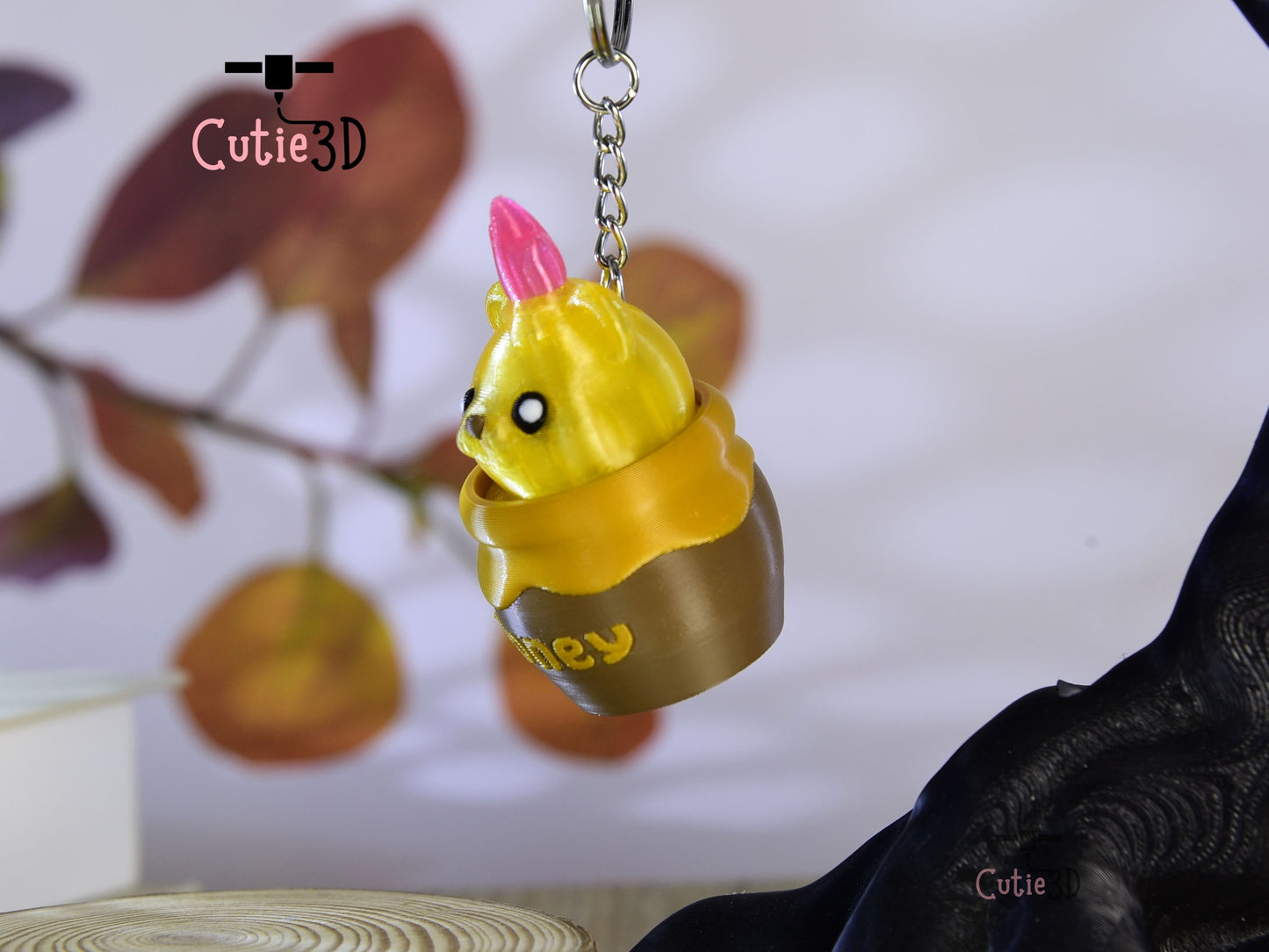 Cutie3D-Honey Bear Candle Fidget Led Clicker Keychain_06.jpg