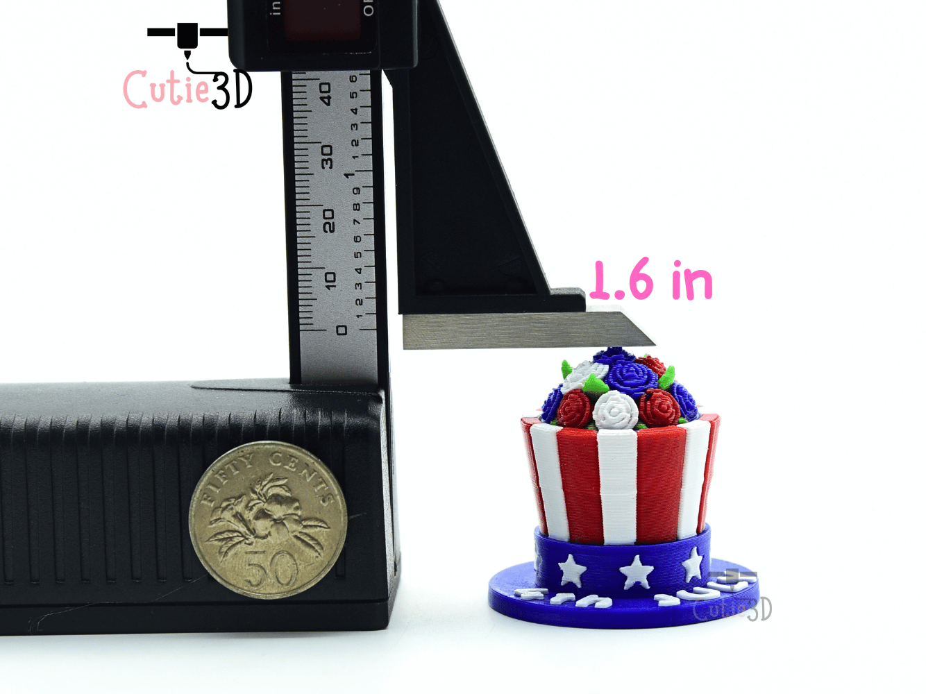 Cutie3D-Patriotic Flower Hat Fidget Clicker Keychain_04.png