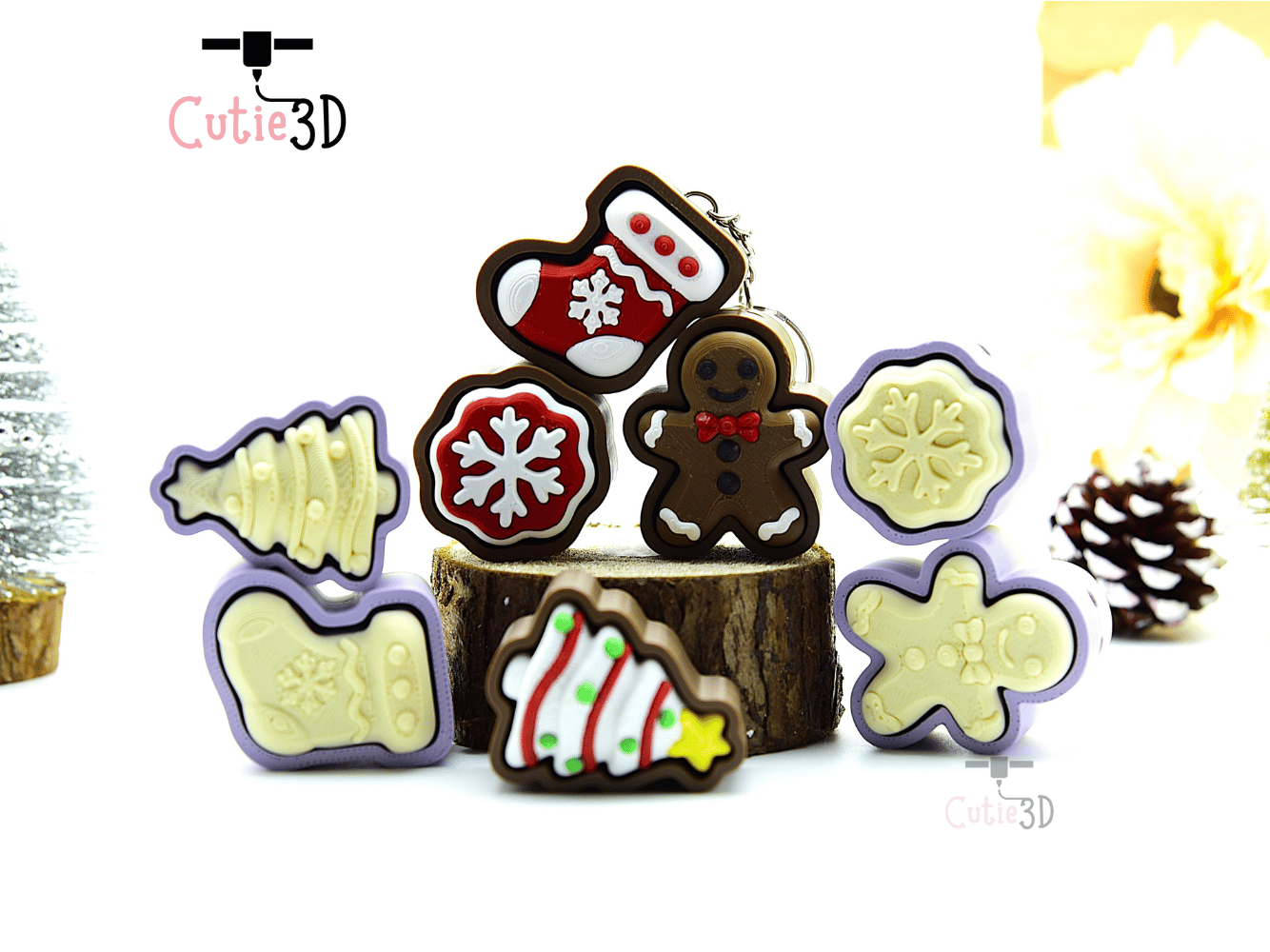 Cutie3D-Christmas Cookie Set Set of Keycap Clicker Keychains_08.png