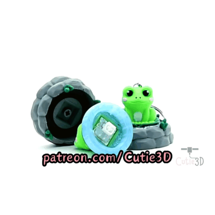 Cutie3D-Chubby Clicky Frog for Animal Lovers Fidget Clicker Keychain_11.gif