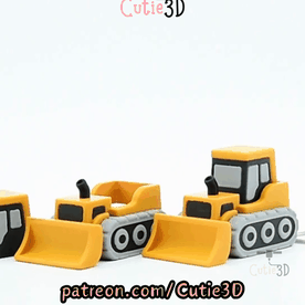 Cutie3D-Construction Bulldozer Keycap Fidget Clicker Keychain_11.gif