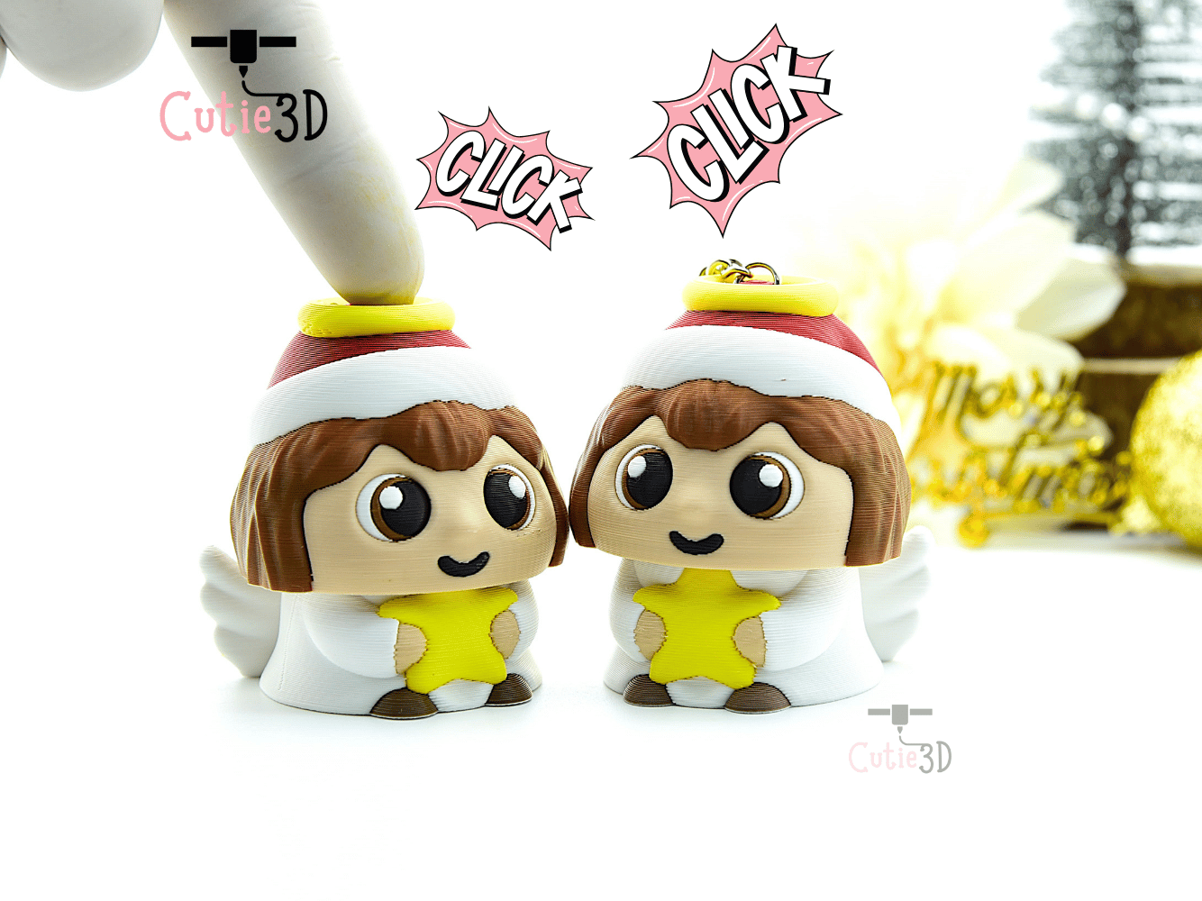 Cutie3D-Little Angel Keycap Fidget Clicker Keychain_01.png